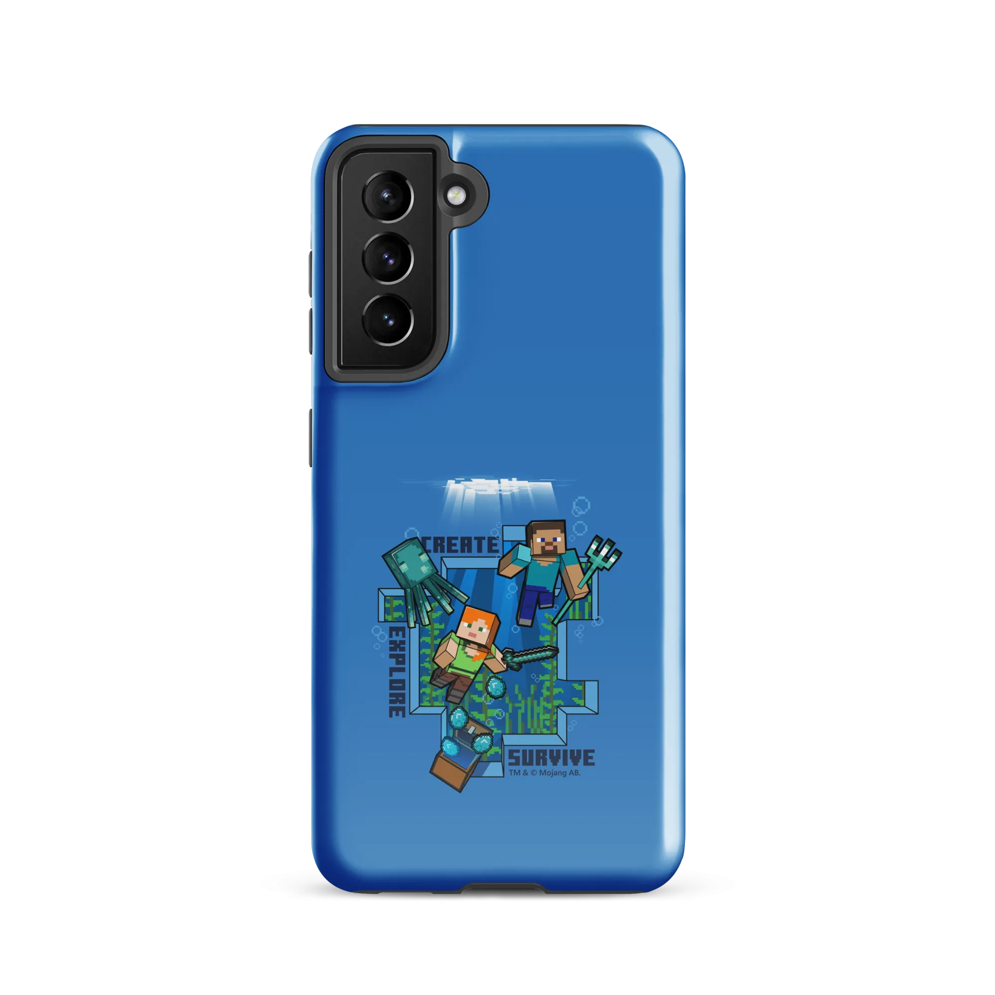 Minecraft Caves & Cliffs Create, Explore, Survive Tough Phone Case - Samsung