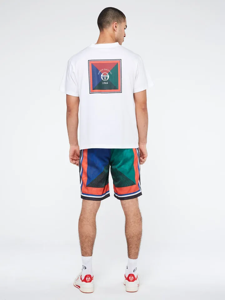 MONTE CARLO TEE WHITE/MULTI