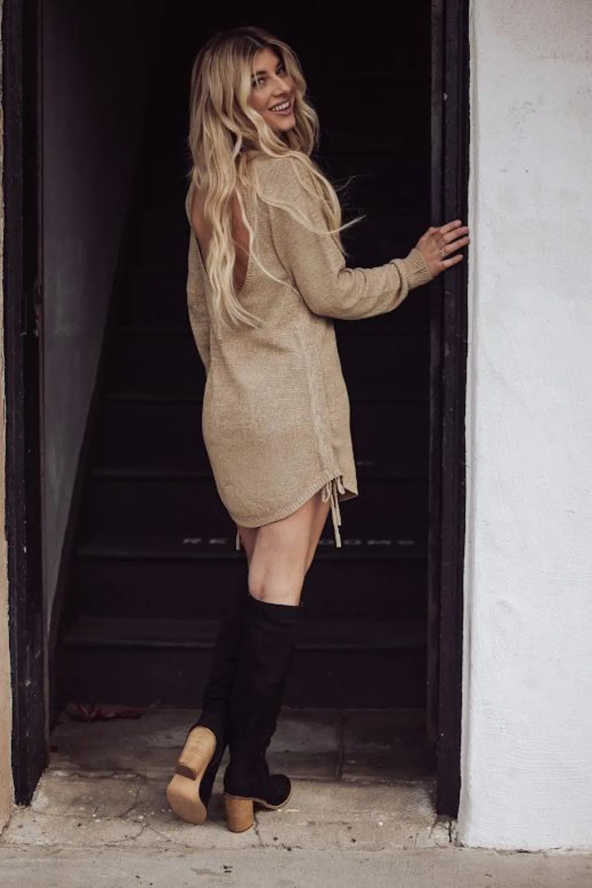 Nicole Faux Suede Knee High Boot