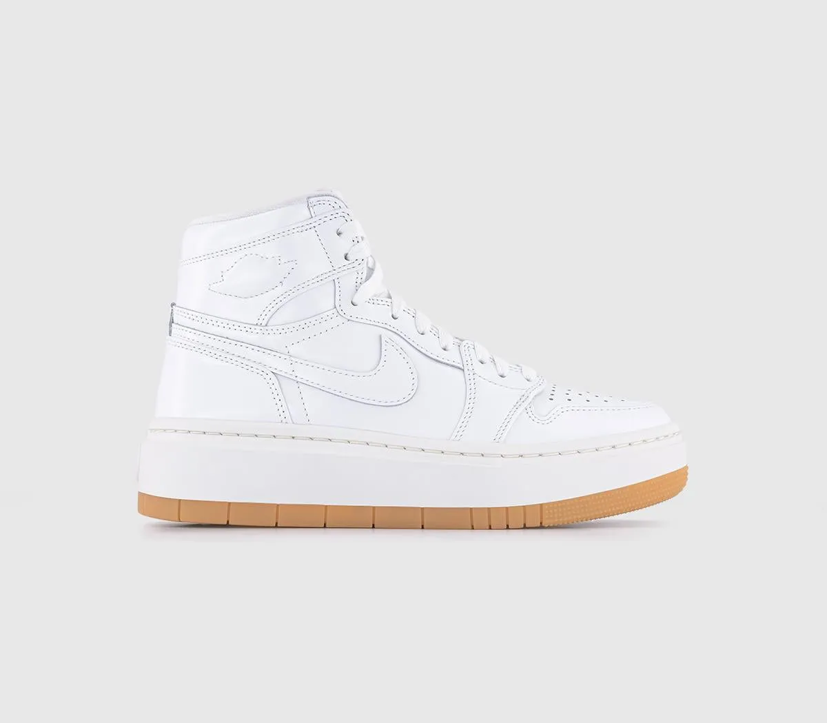 Nike Air Jordan 1 Elevate Hi White White Sail Gum Light Brown