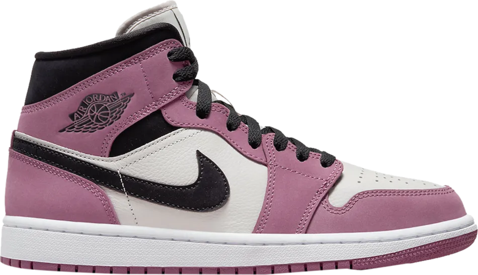 Nike Air Jordan 1 Mid Berry Pink Women's