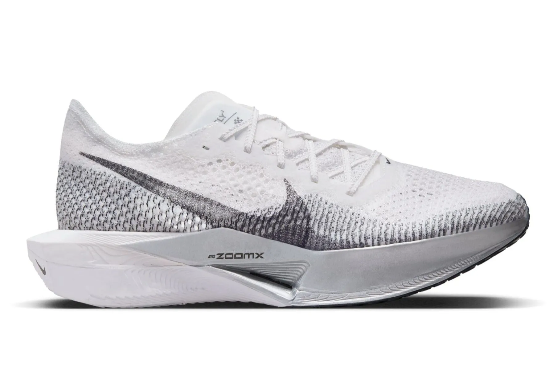 Nike Zoomx Vaporfly Next% 3 - White/ DK Smoke Grey (Mens)