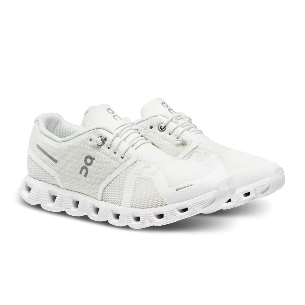 On Running Women's Cloud 5 Shoes - Undyed White / White