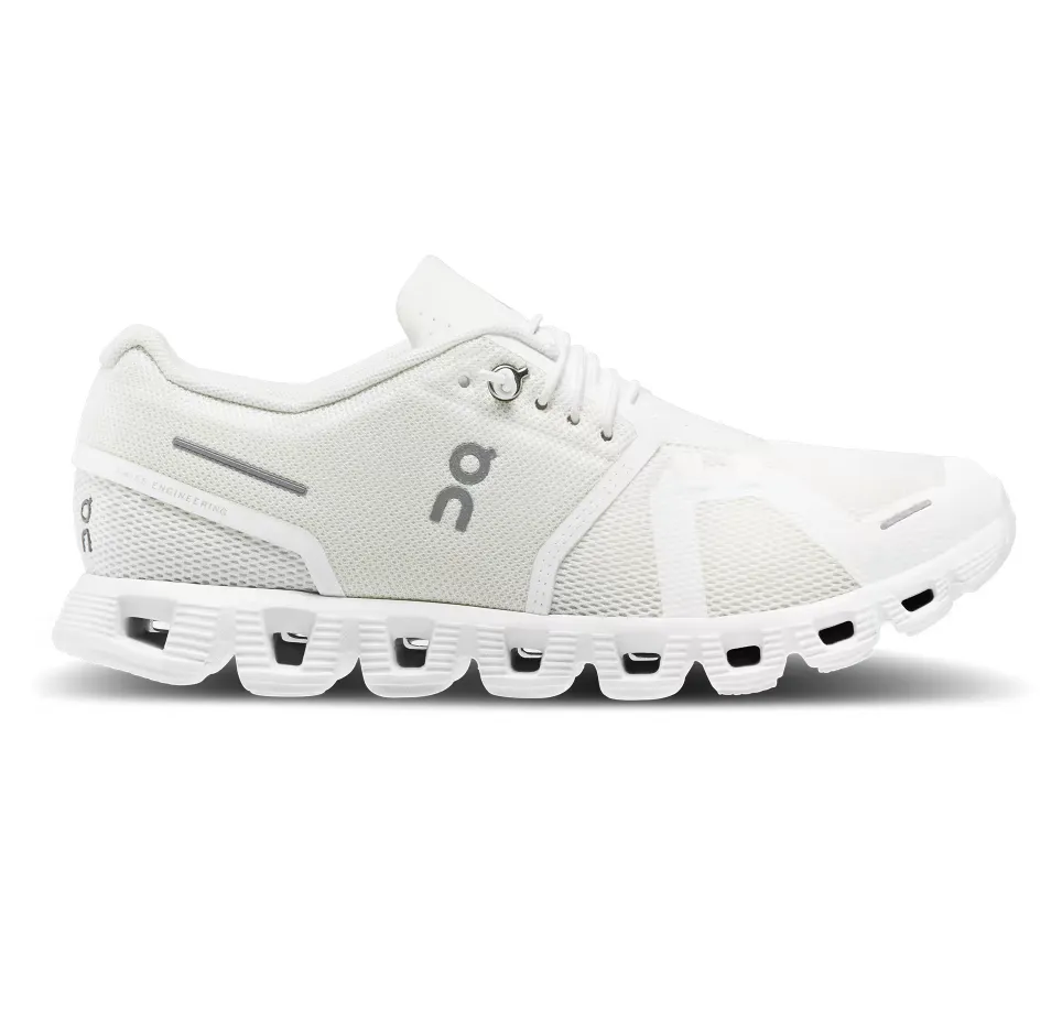 On Running Women's Cloud 5 Shoes - Undyed White / White