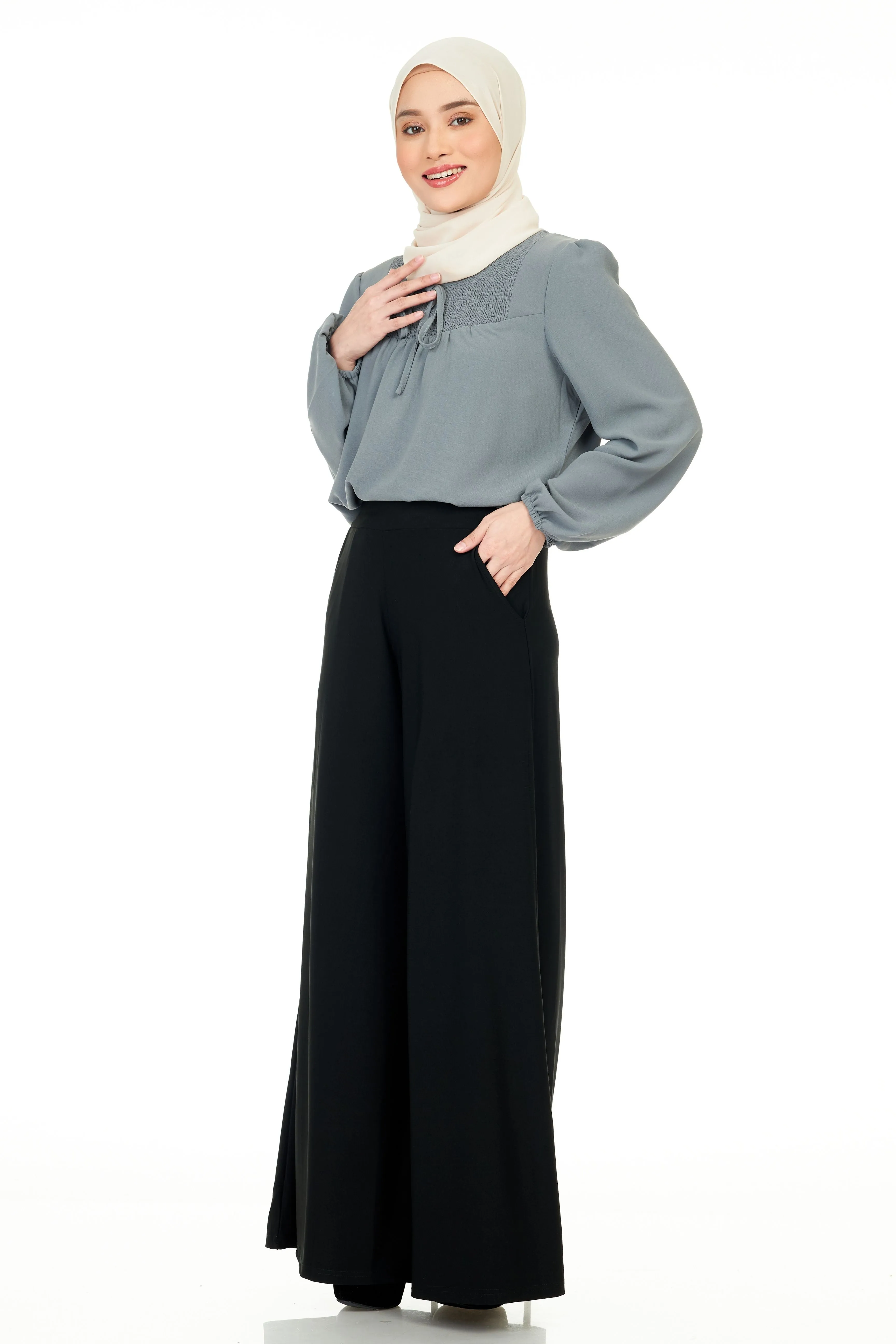 Palazzo Pant - Blue