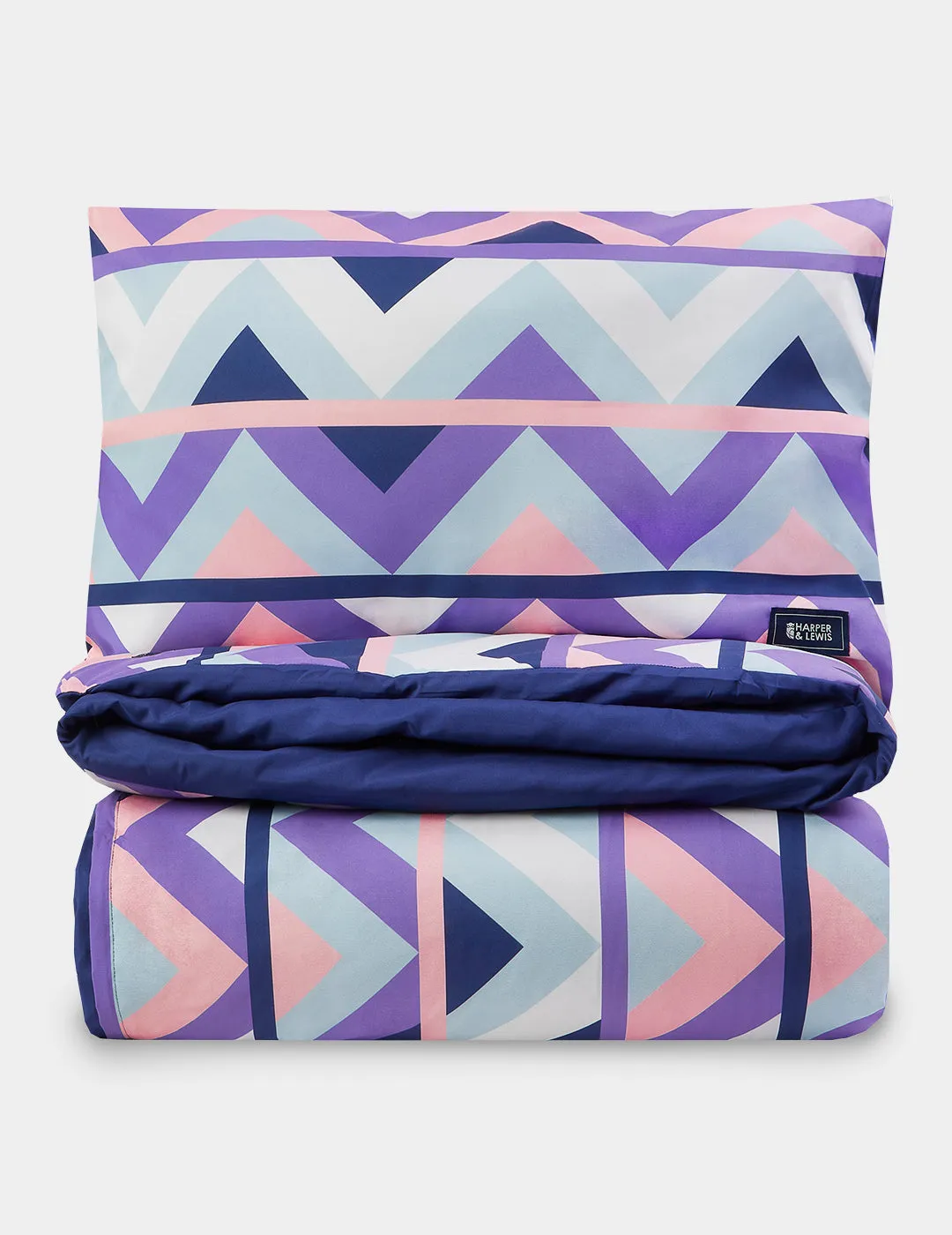 Polar Retro Pattern Double Duvet & Pillowcase Set