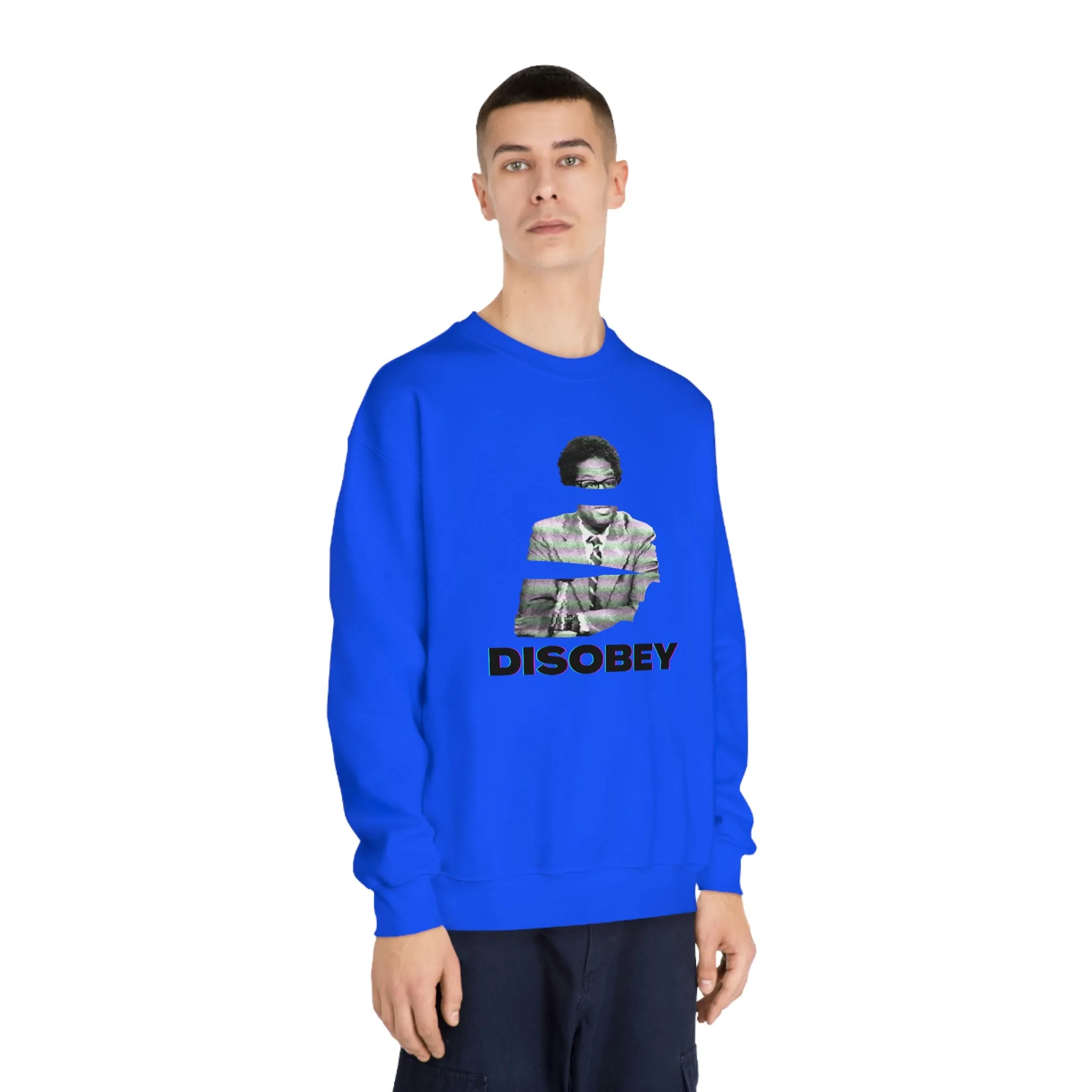 "DISOBEY" Sowell DryBlend® Crewneck Sweatshirt