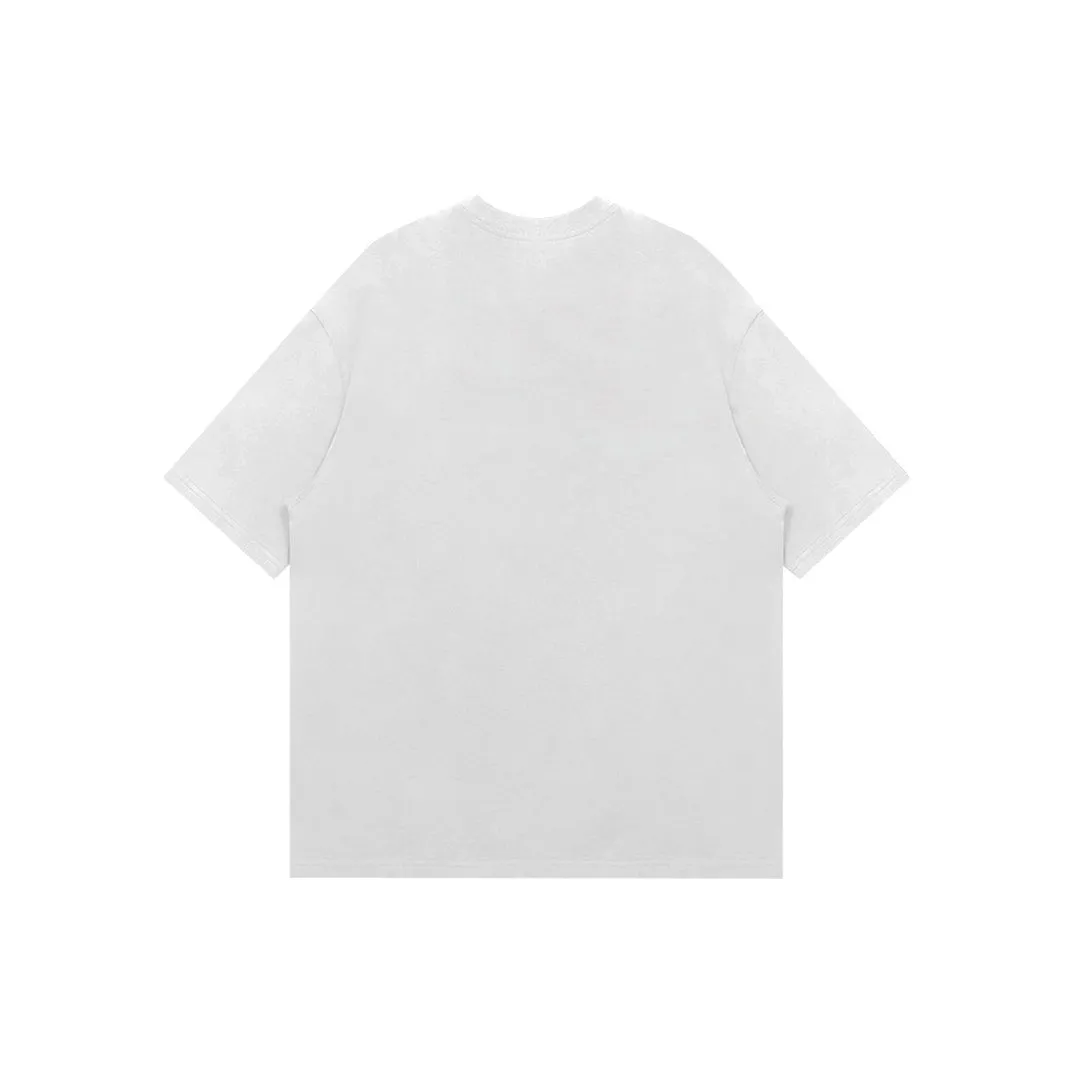 "RCL" Drop-Shoulder Oversized Tee - 2041