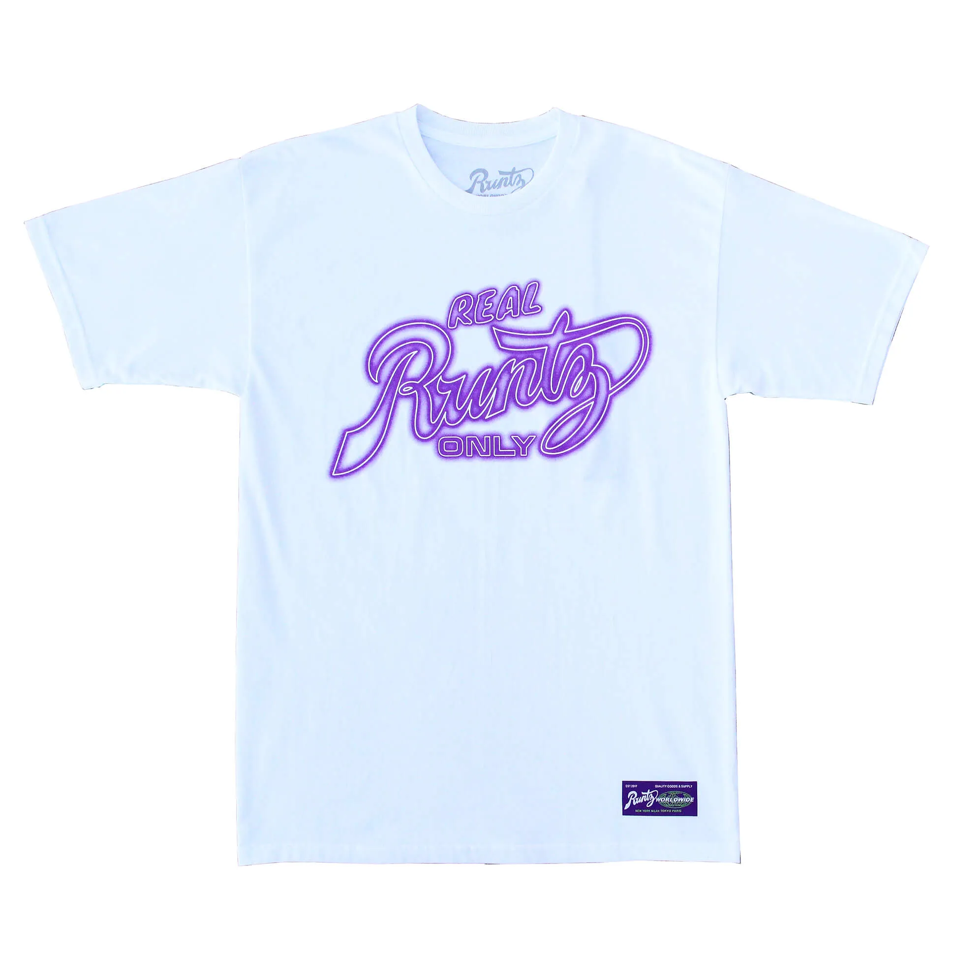 REAL RUNTZ ONLY TEE WHITE