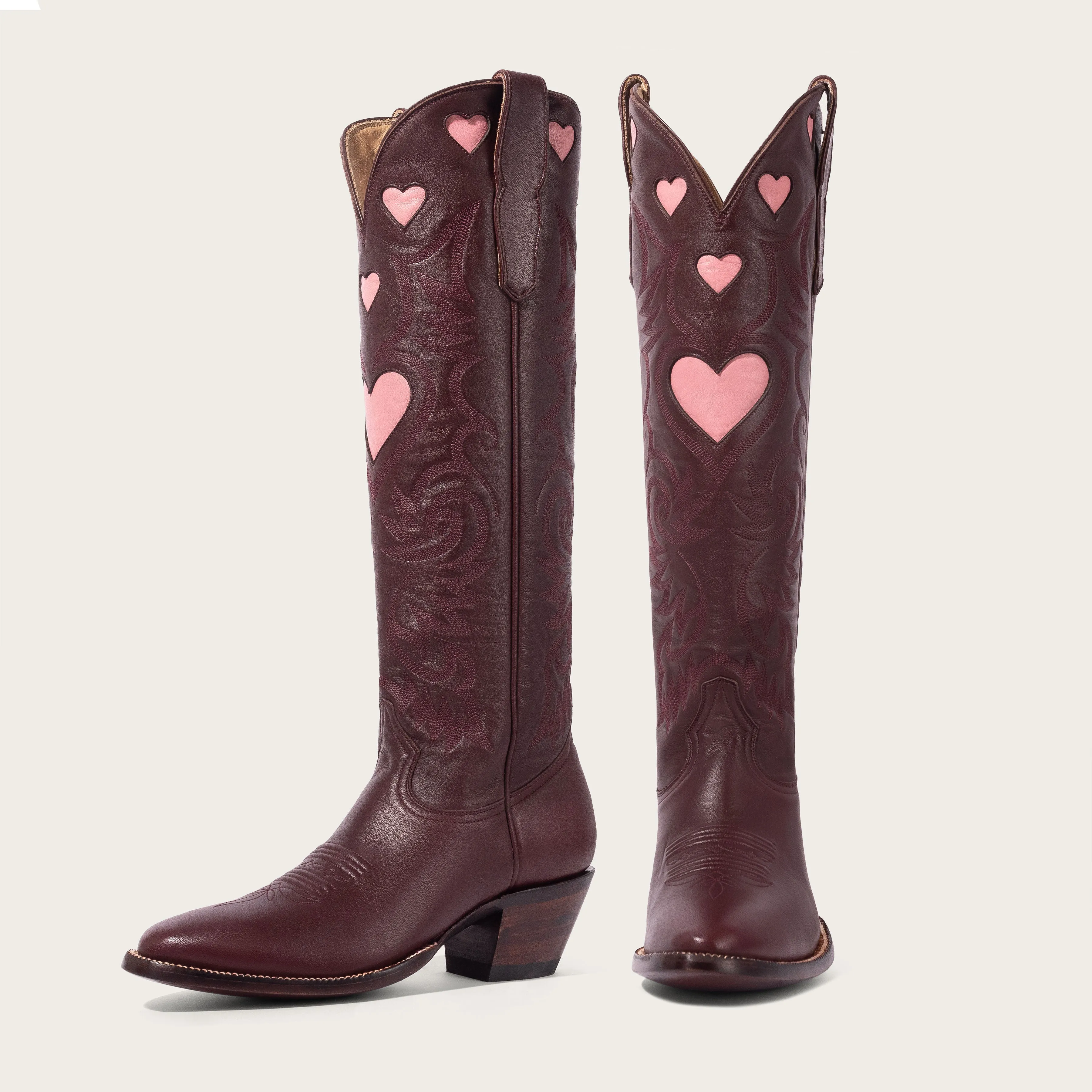 Sangria & Pink Heart Boot Limited Edition