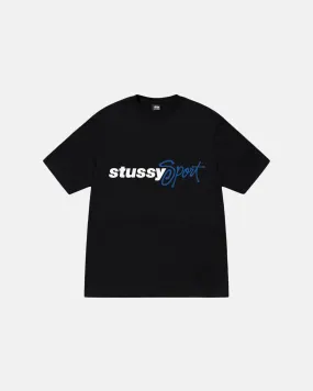 Sport Script Tee (Black)