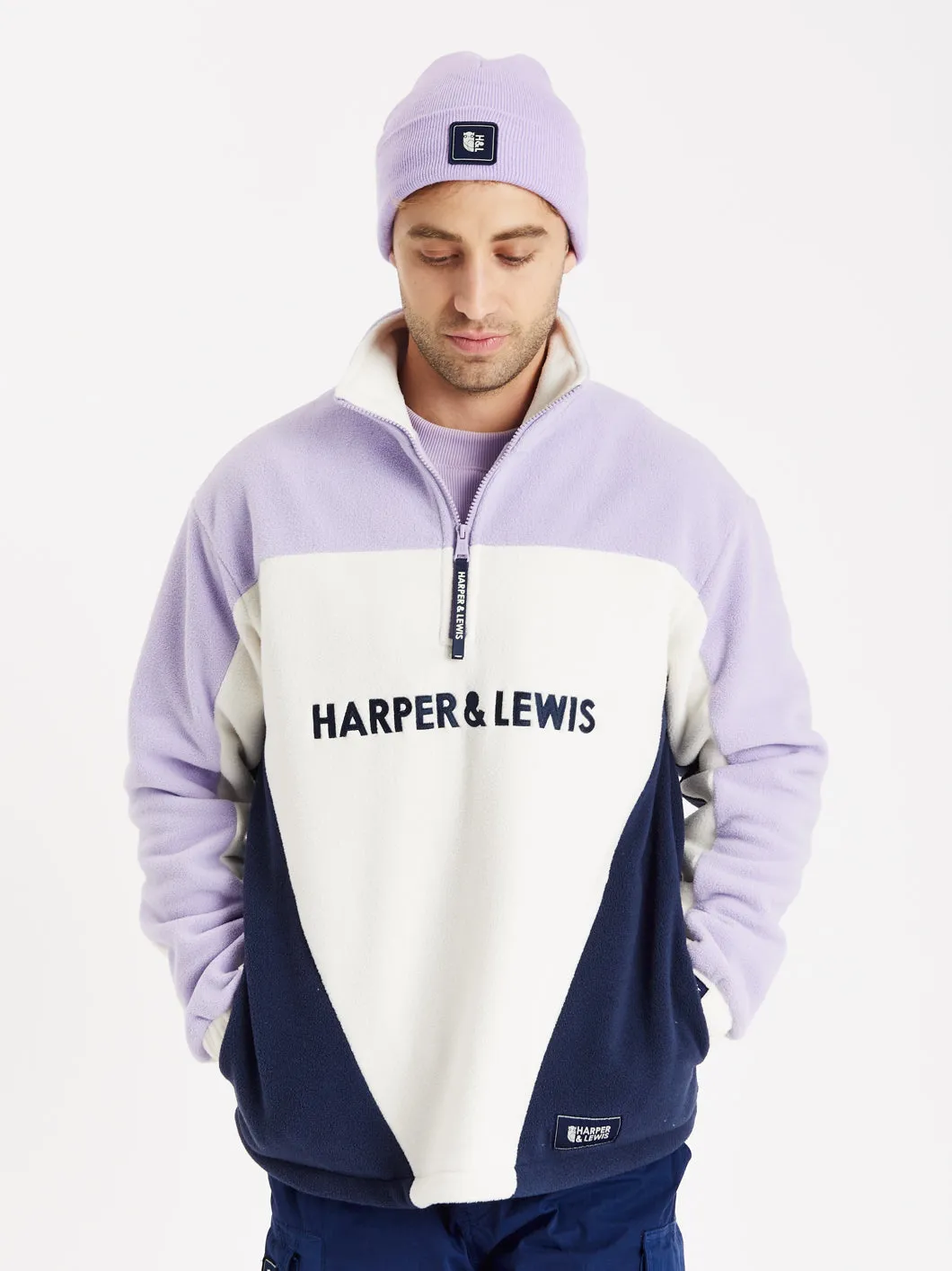 Sundrop 1/4 Zip Fleece Lavender