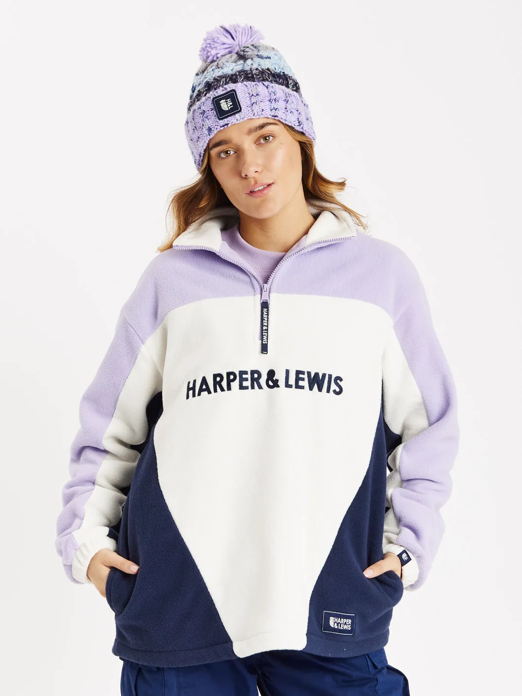 Sundrop 1/4 Zip Fleece Lavender