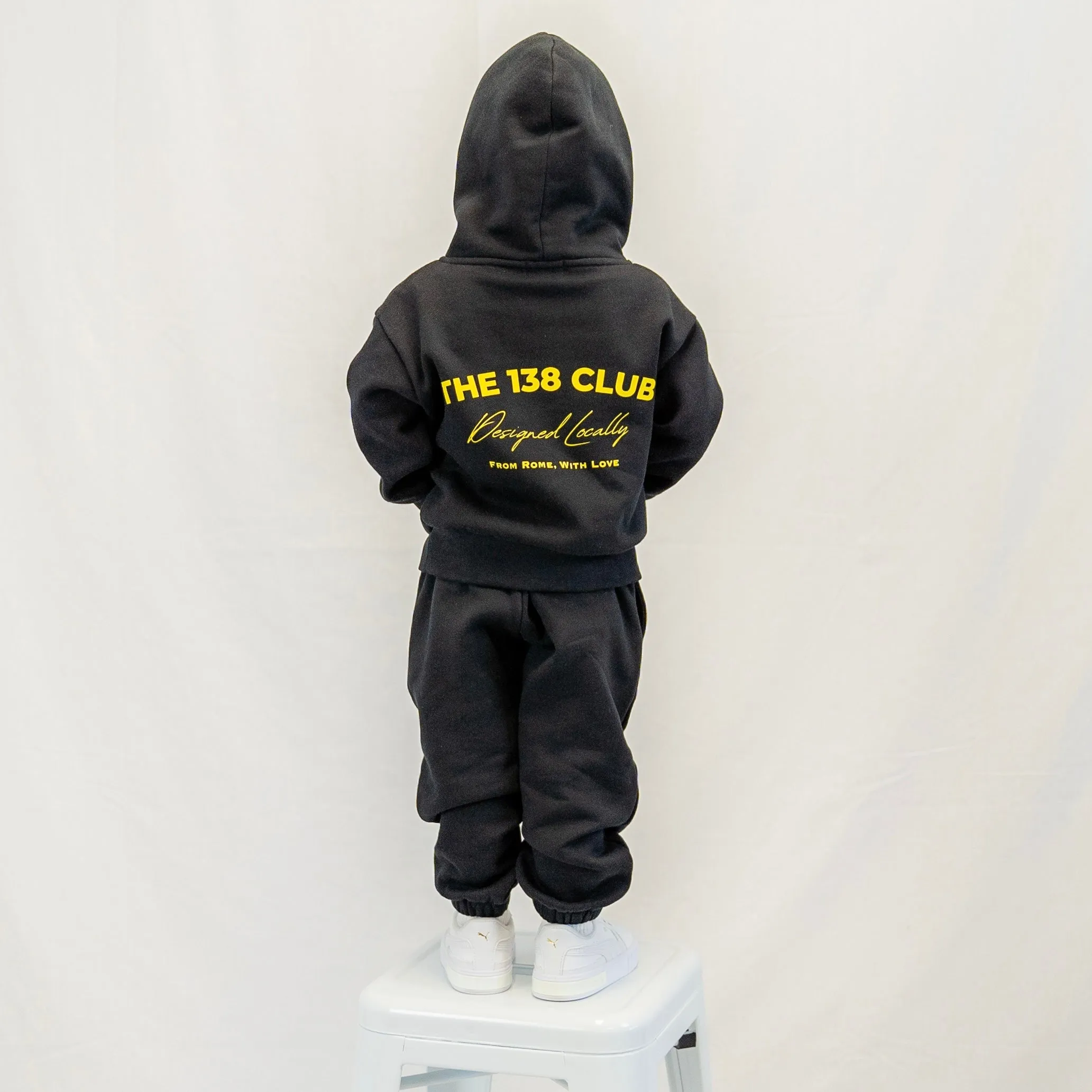 THE 138 CLUB KIDS TRACKSUIT SET - BLACK