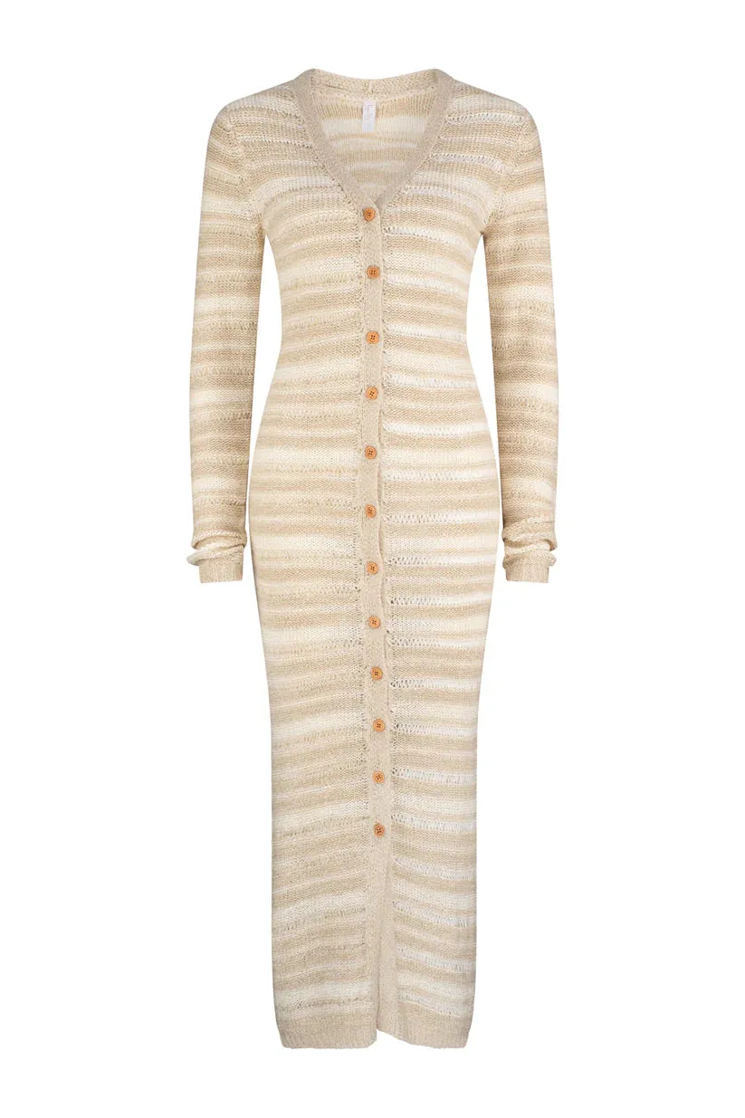 Tigerlily Farah Lorna Knit Dress - Oatmeal