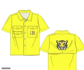 Tigers (Purple   Yellow) Fishing Shirt - IN STOCK