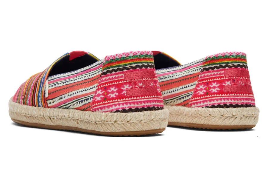 TOMS Womens Alpargata Rope Espadrille - Hmong Tapestry