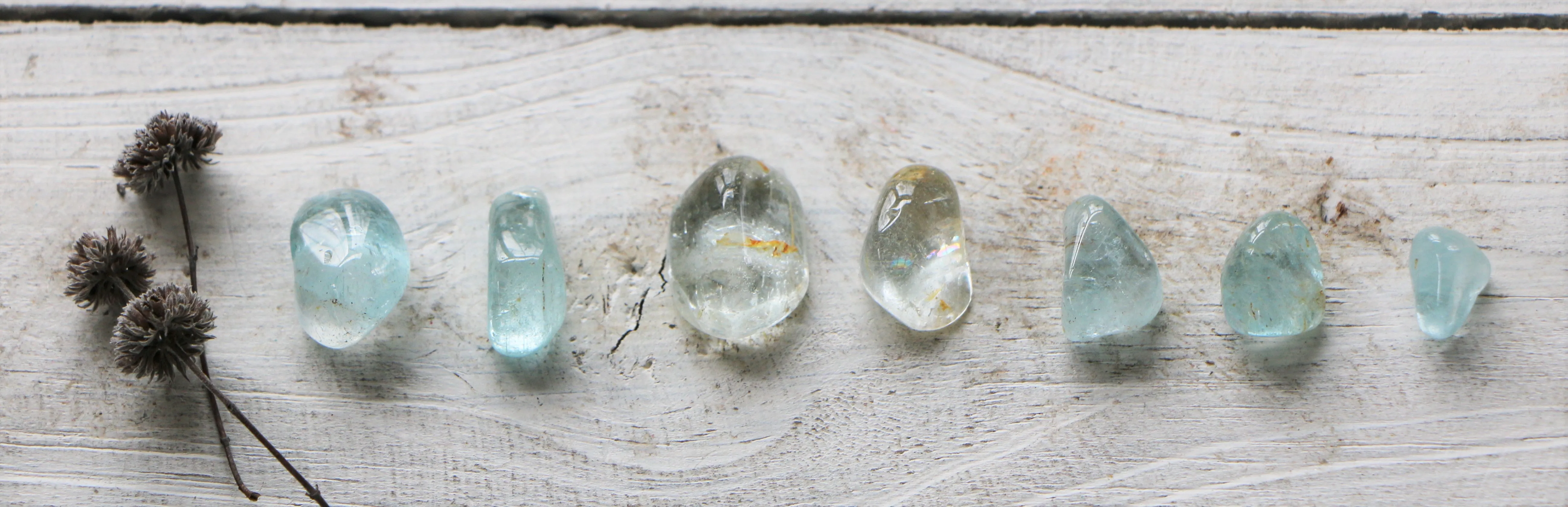 Topaz - Blue, Tumbled