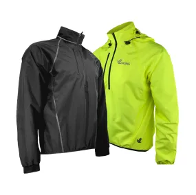 *Training Gear - Does NOT contain team logos* Unisex Classic Sequel Rower Midweight Jacket Black/Hi-Viz - ST. LOUIS ROWING CLUB