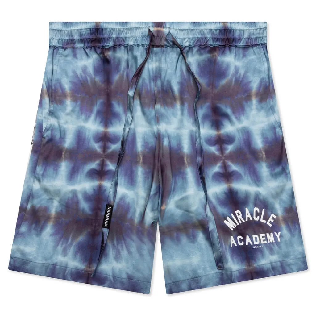 Tye Dye Silk Shorts - Tye Dye