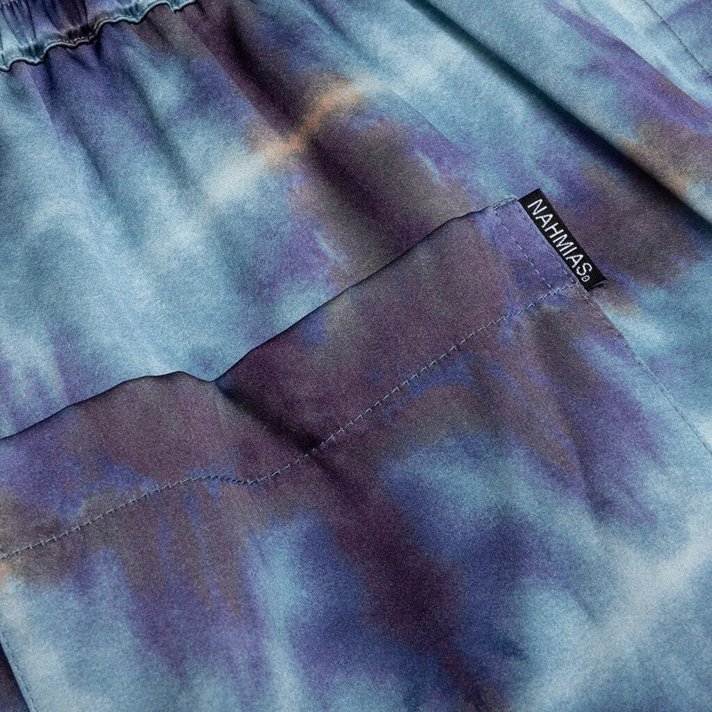 Tye Dye Silk Shorts - Tye Dye