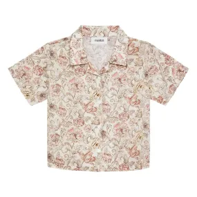 Venecia Floral Mini Button Down Shirt