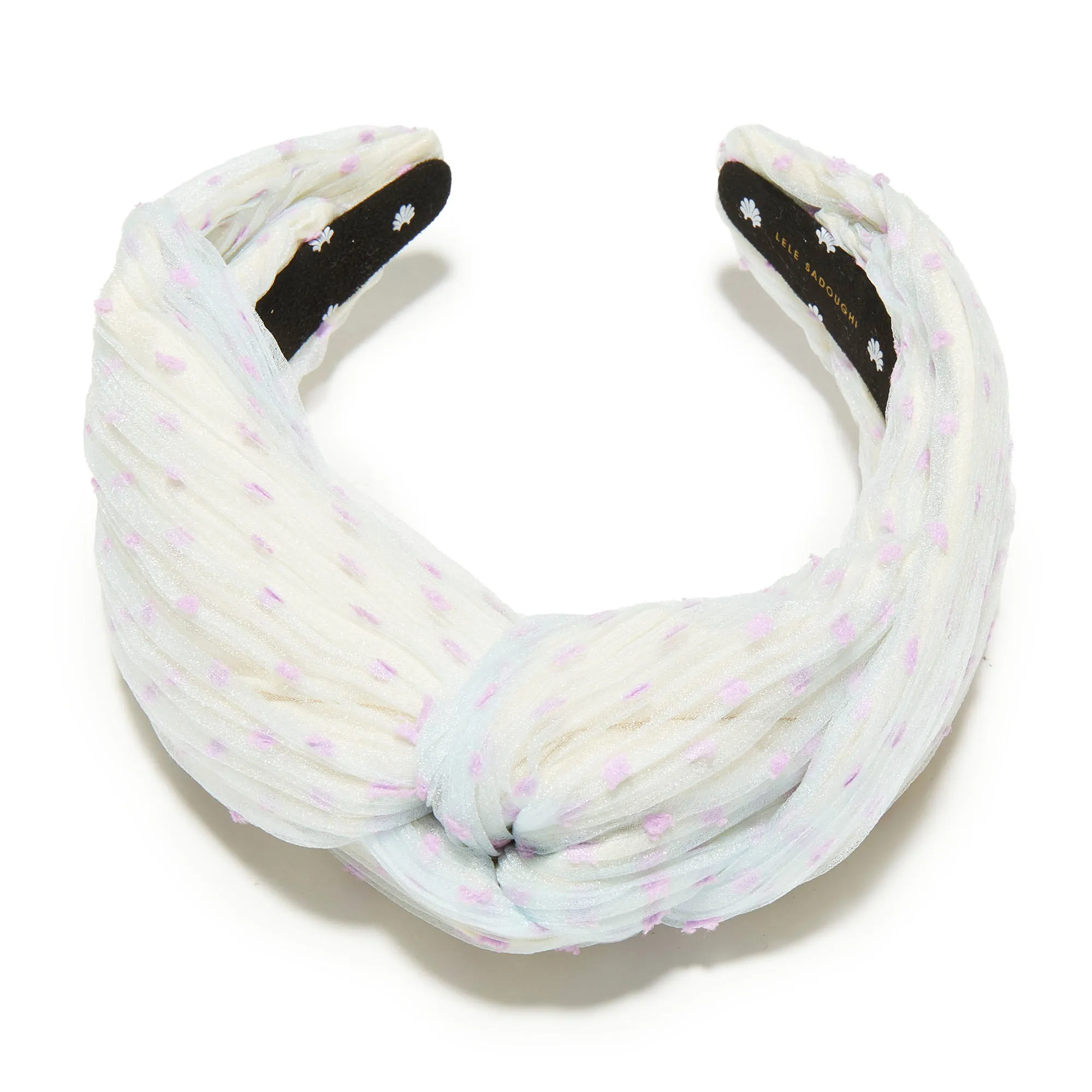 WISTERIA SWISS DOT GRETA HEADBAND