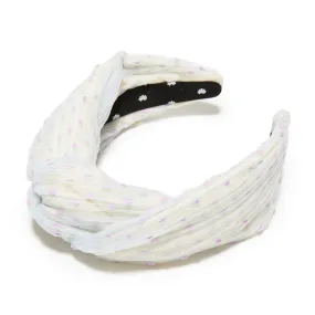 WISTERIA SWISS DOT GRETA HEADBAND