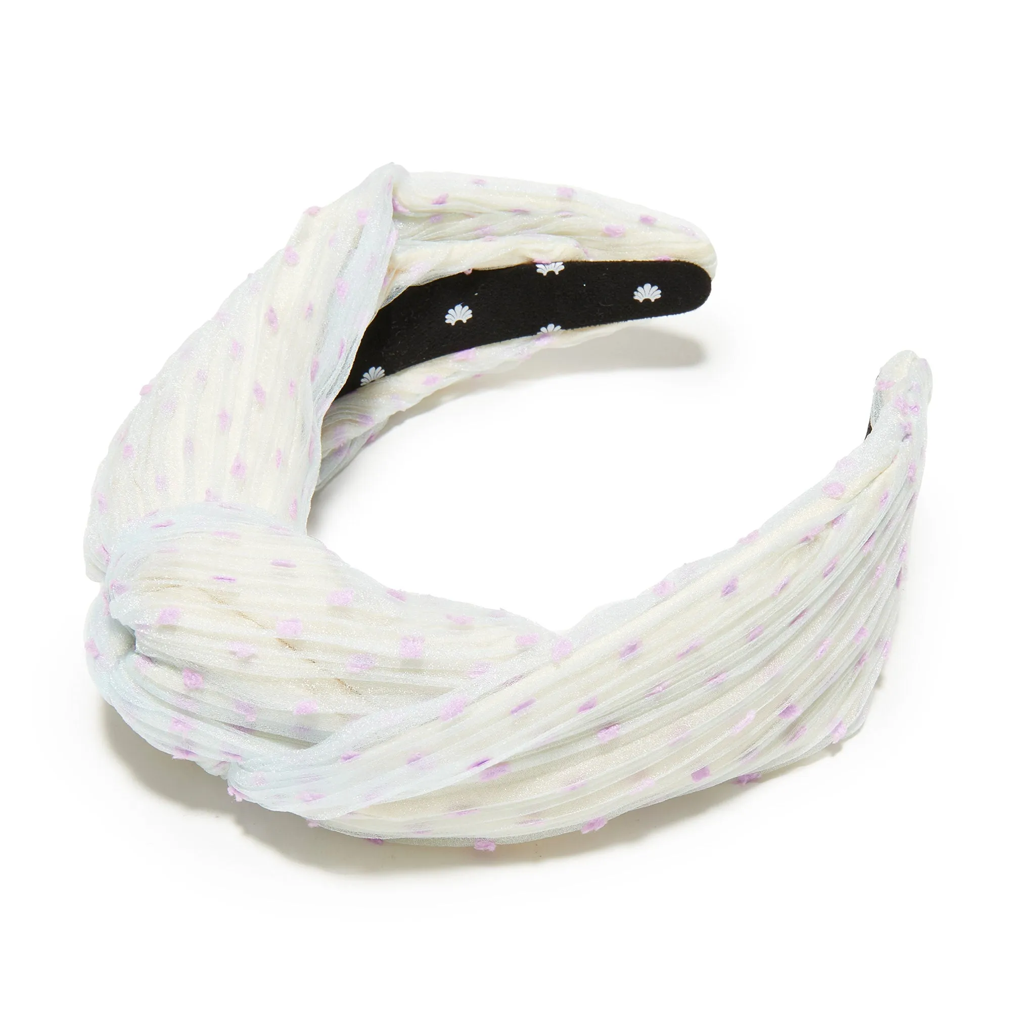 WISTERIA SWISS DOT GRETA HEADBAND